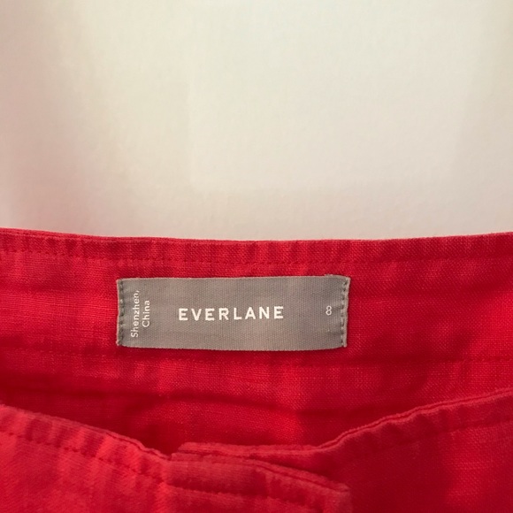 Everlane button-front linen tank - Picture 3 of 4